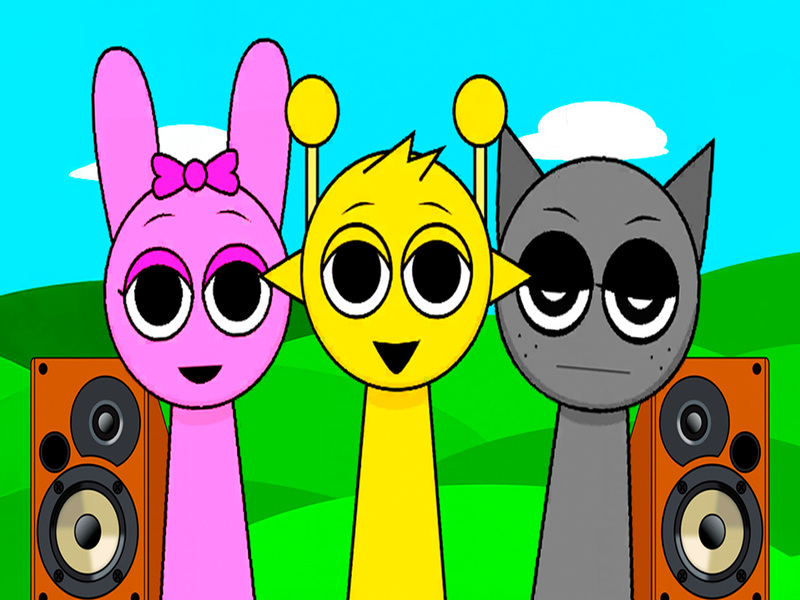 Xogo Sprunki Monster Music Beats en liña