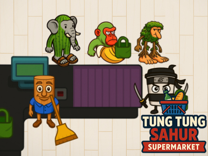 Xogo Supermercado Tung Tung Sahur en liña