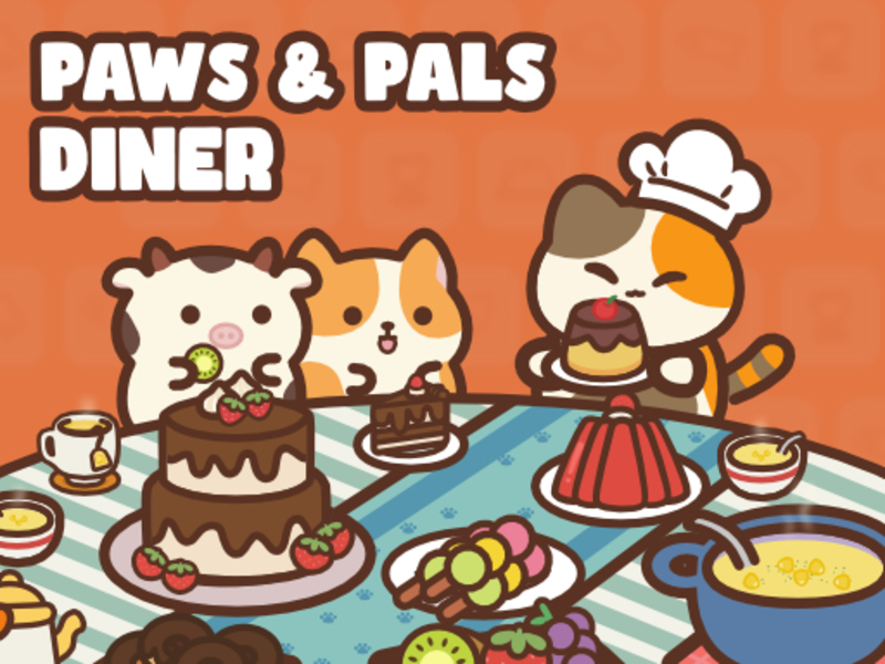 Xogo Paws & Pals Diner en liña