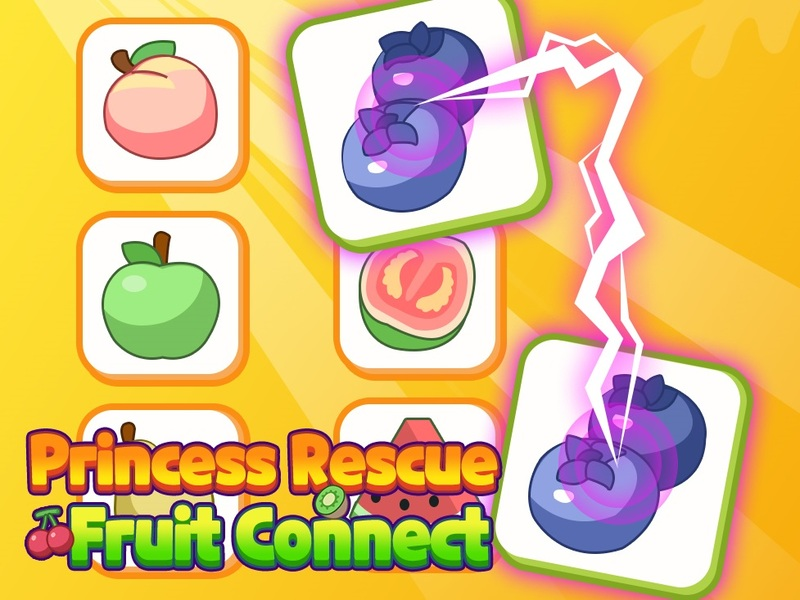 Xogo Princess Rescue Fruit Connect en liña