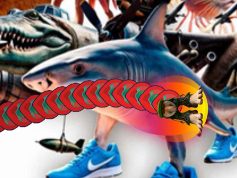 Xogo Brainrot italiano Tung Sahur Snake. io en liña