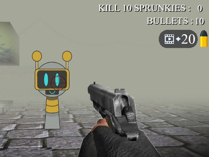Xogo Tirador 3D Sprunki en liña