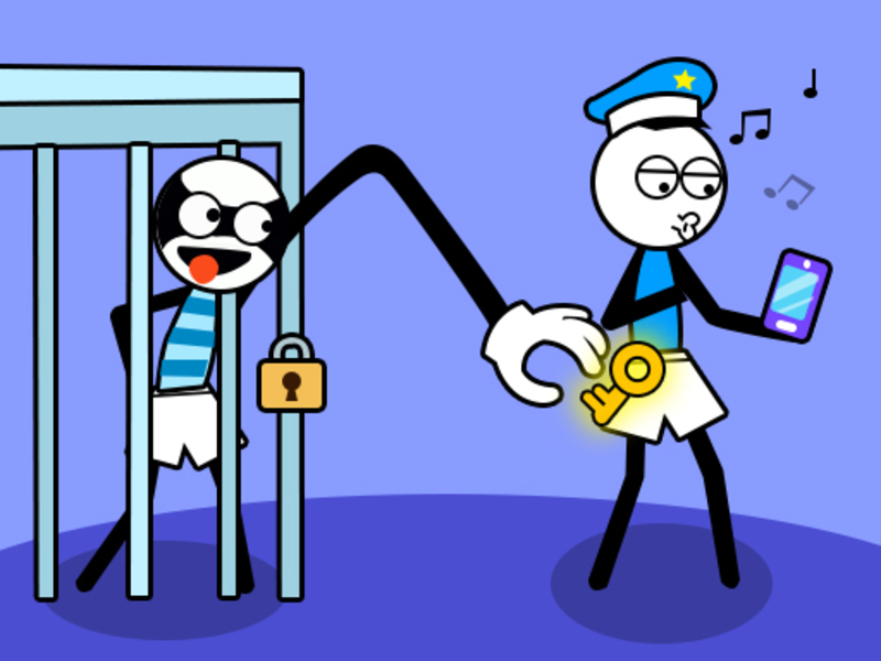 Xogo Puzzle de troll Stickman en liña