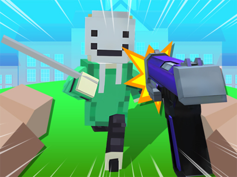 Xogo Block Craft 3D School en liña