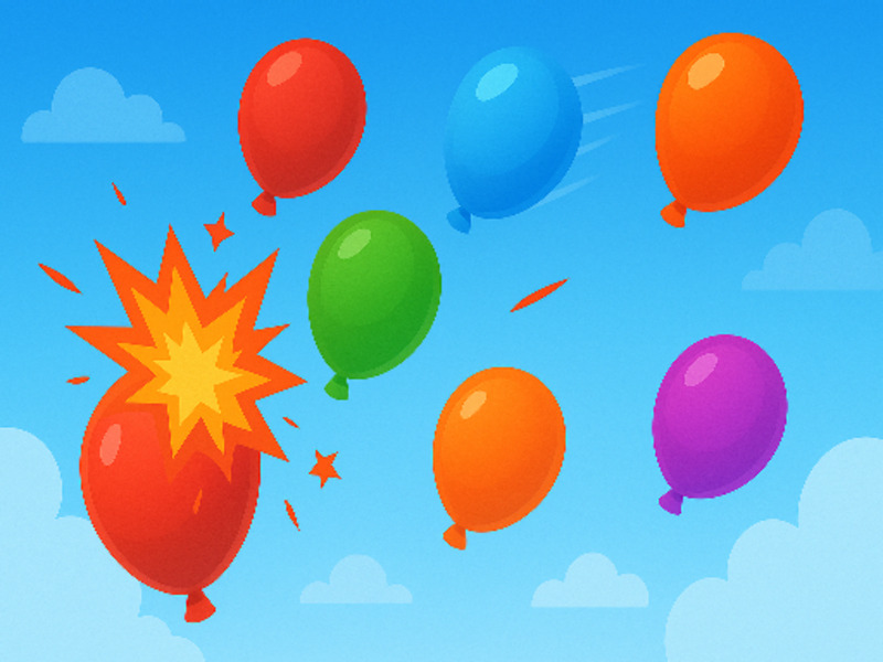 Xogo Frenzy pop de globos en liña