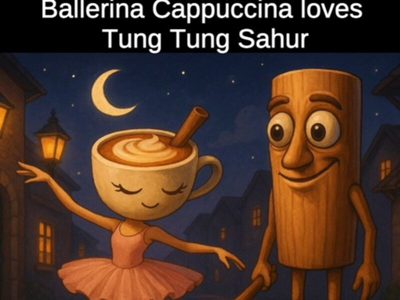 Xogo Ballerina Cappuccina adora a Tung Tung Sahur en liña