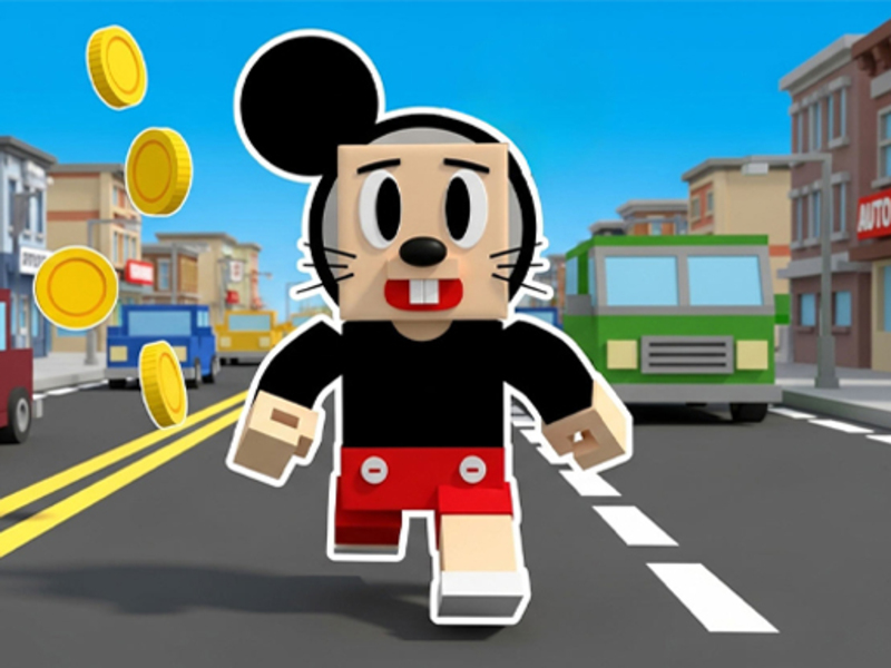 Xogo Xogo de aventura de Mickey Run en liña
