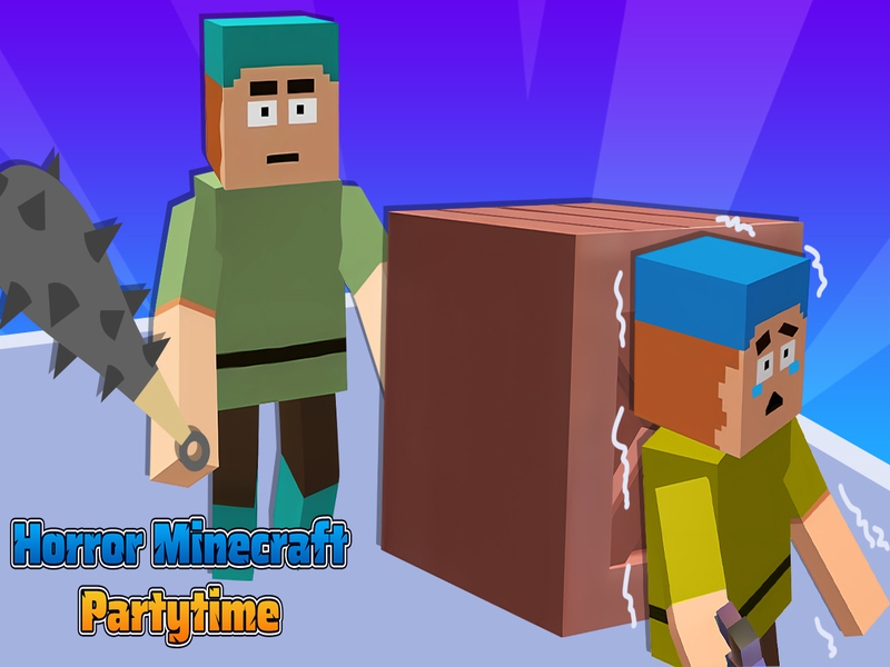 Xogo Horror Minecraft Partytime en liña