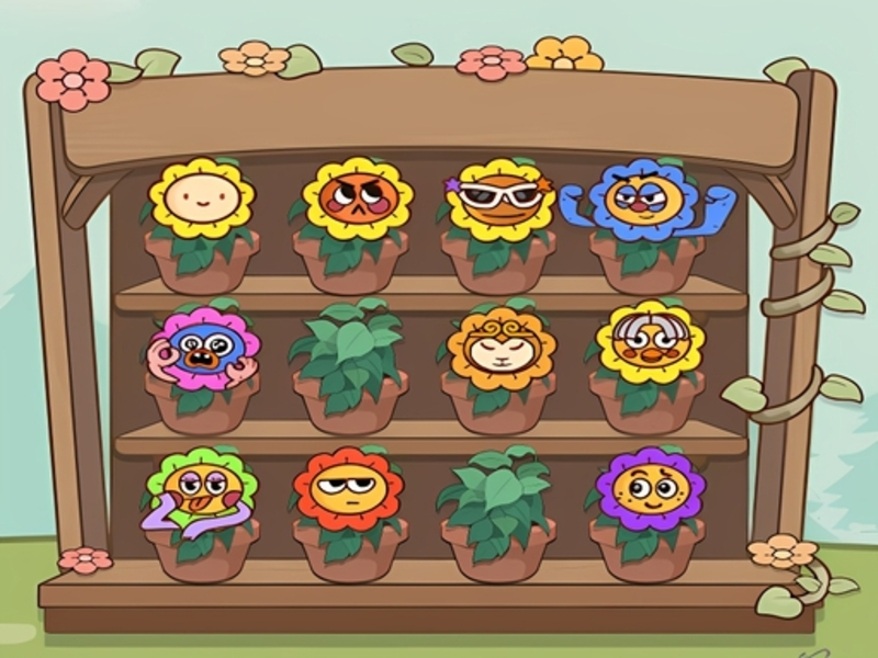 Xogo Colección de flores en liña