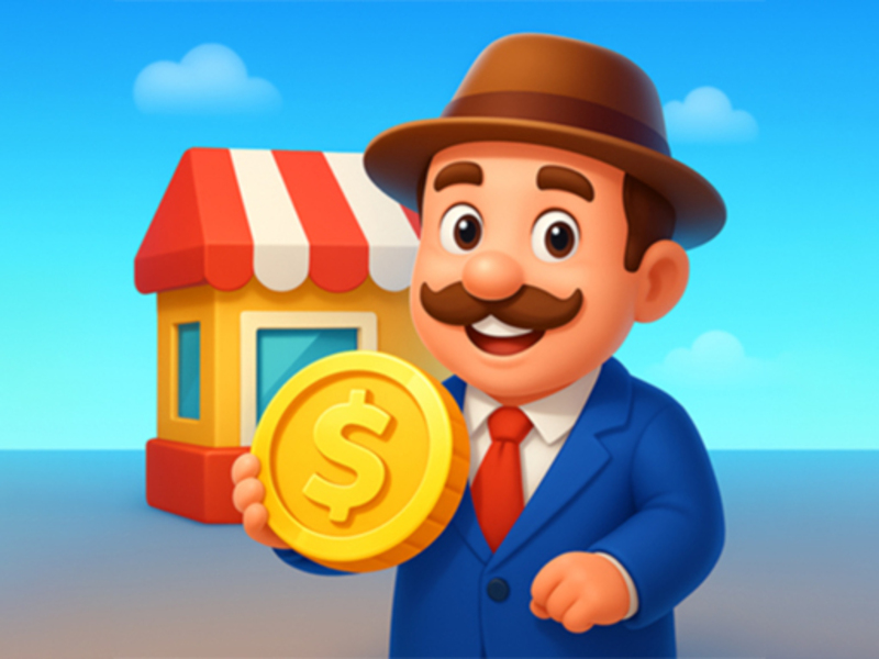 Xogo Tycoon do mercado ocioso en liña