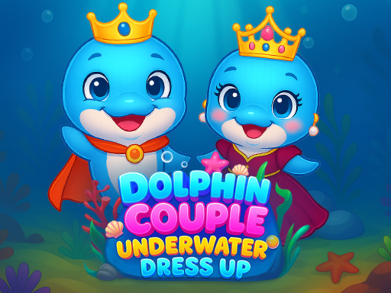 Xogo Dolphin parella vestida submarina en liña