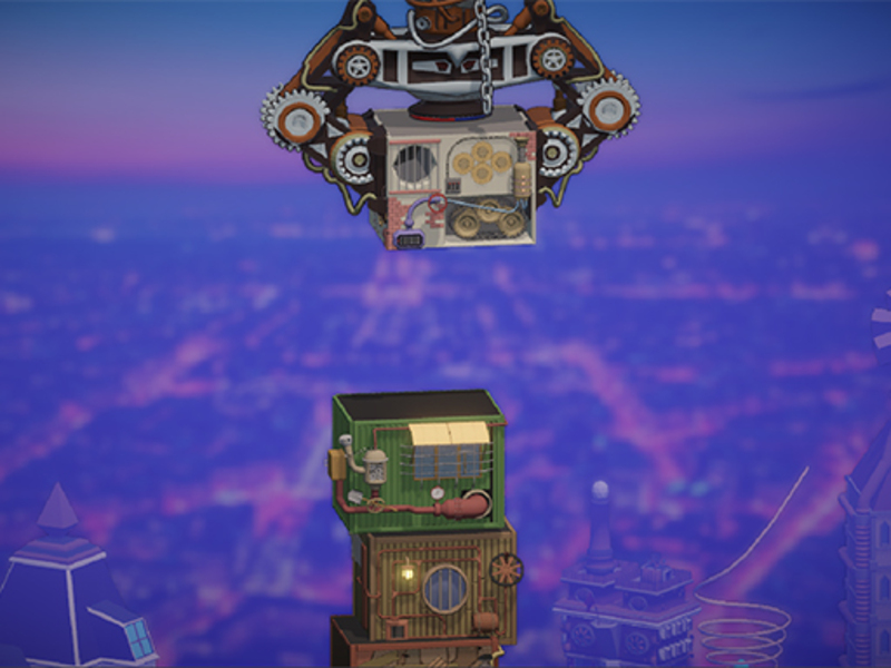 Xogo Builder de torre steampunk en liña