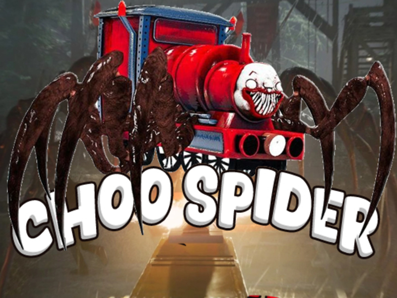 Xogo Tren de monstro Choo Choo Spider en liña