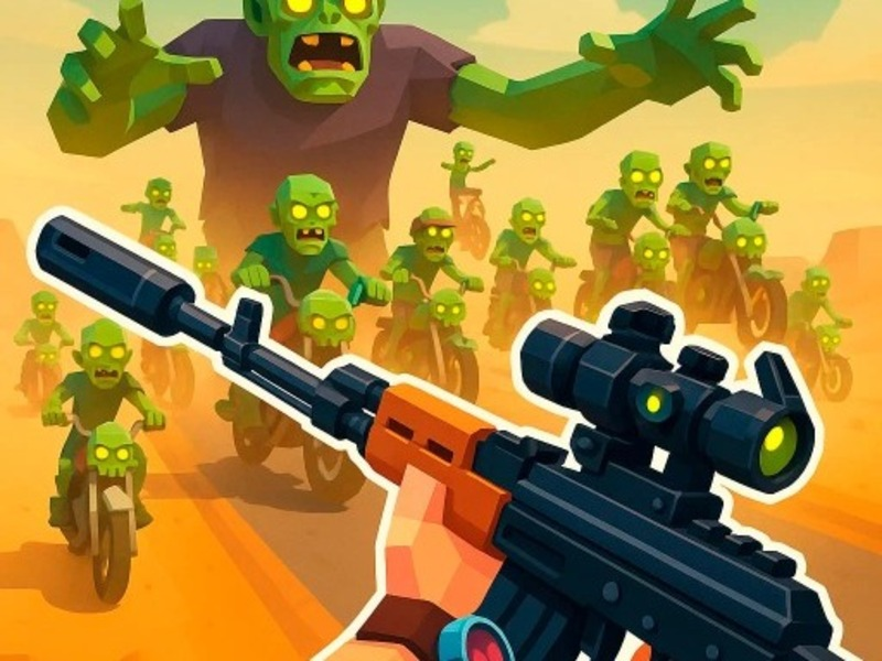 Xogo Zombie Road: tirador con destrución en liña