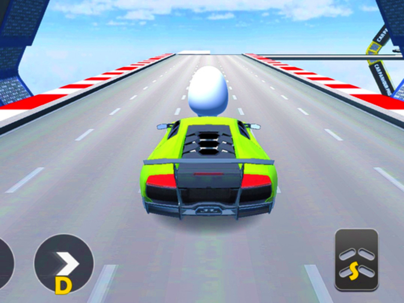 Xogo Acrobacias de coches extremos de Eggdog en liña