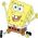 pantalóns cadrados de bob esponja  en liña